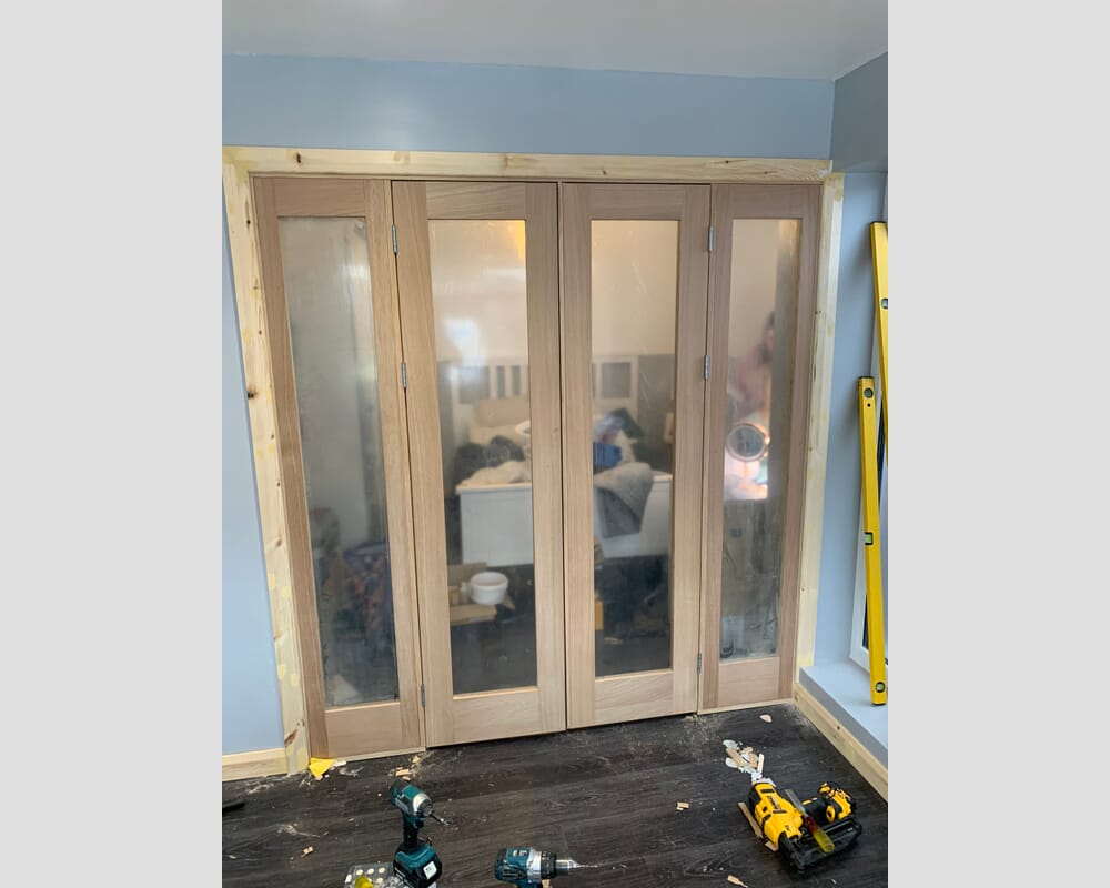 Oak P10 French Door Set 2000mm(W) x 2021mm(H)